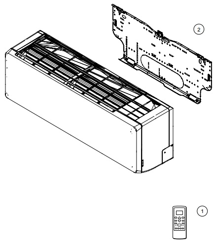 ATLANTIC CLIMATISATION VENTILATION - Support telecommande asyg07a